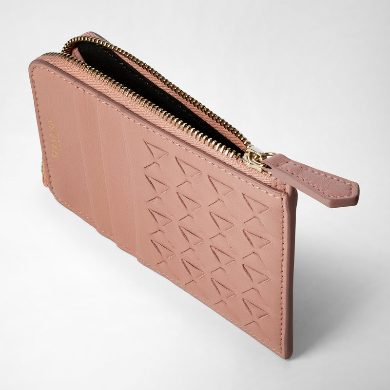 Serapian PORTACARTE CON ZIP IN MOSAICO Saldi Di Fabbrica