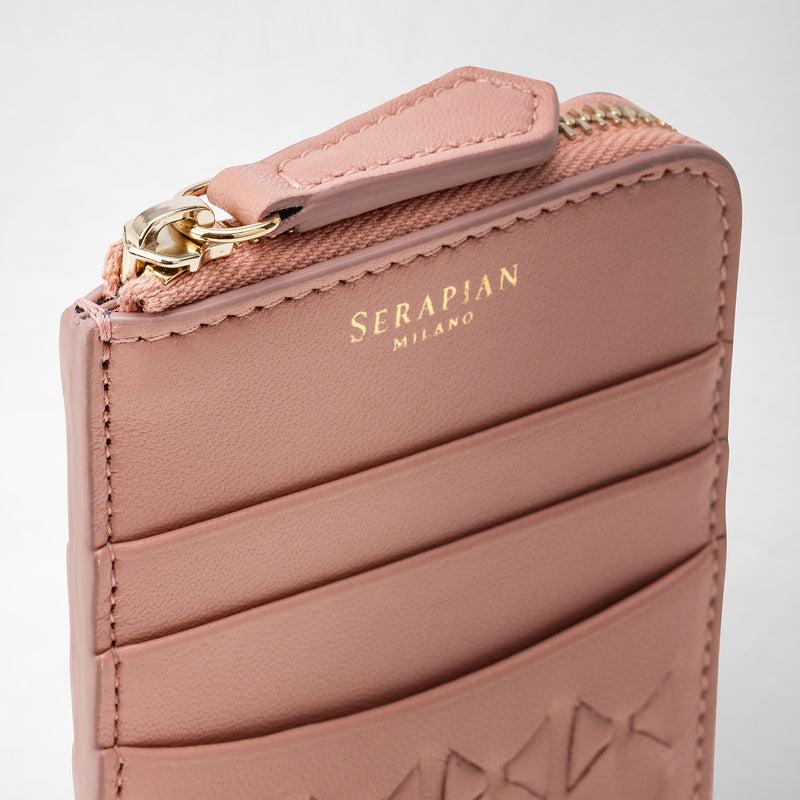 Serapian PORTACARTE CON ZIP IN MOSAICO Saldi Di Fabbrica