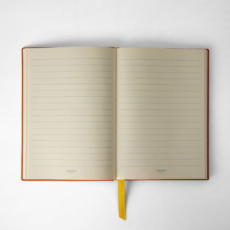 Serapian Notebook in evoluzione leather flame Vendita