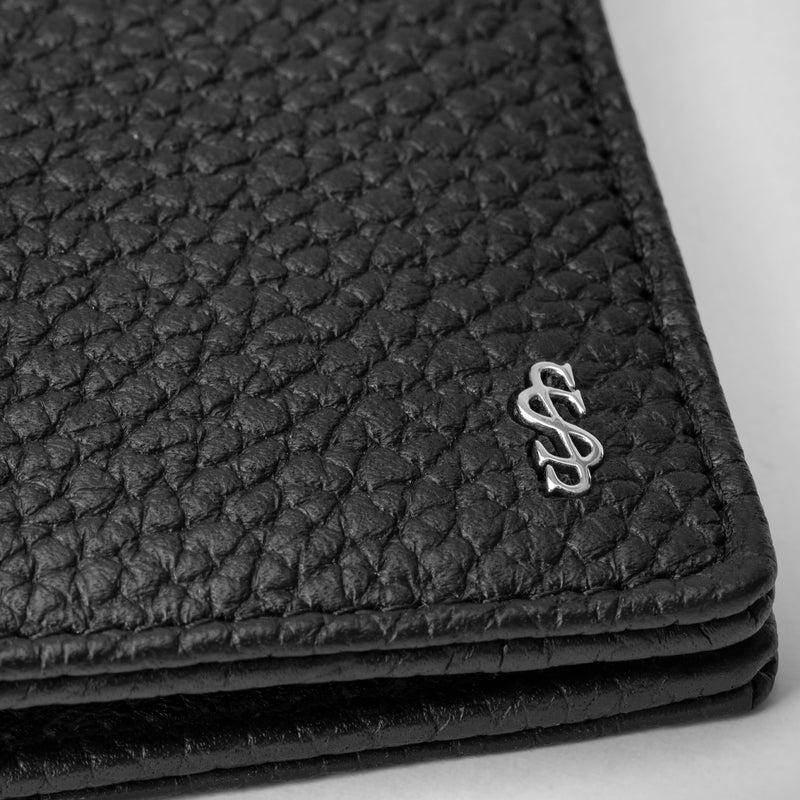 Serapian Portafoglio per 8 carte in pelle cachemire nero Shopping Online