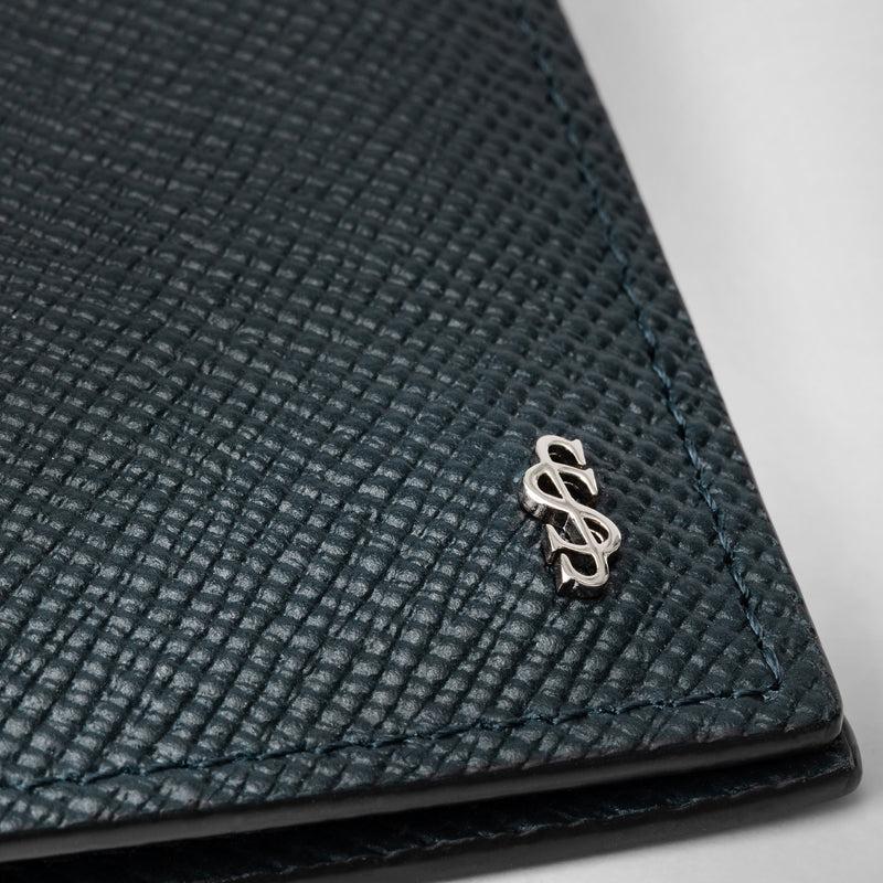 Serapian Portafoglio 8 carte pelle evoluzione blu navy Convenienza