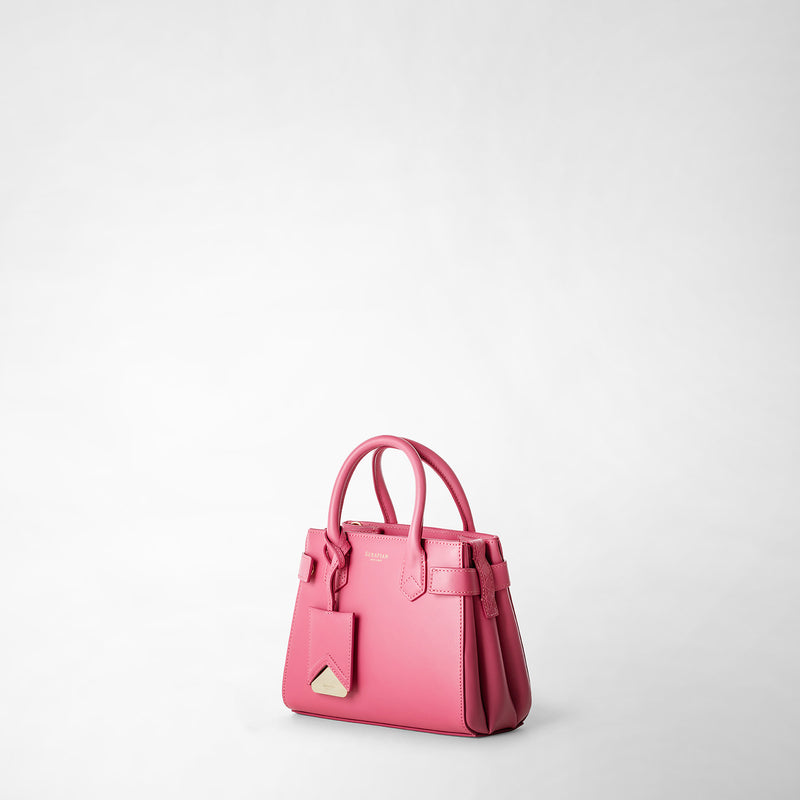 Serapian Mini meline' handbag in seta leather petal Moda