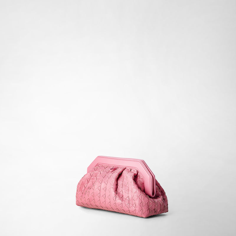 Serapian Secret clutch bag in mosaico petal 2025
