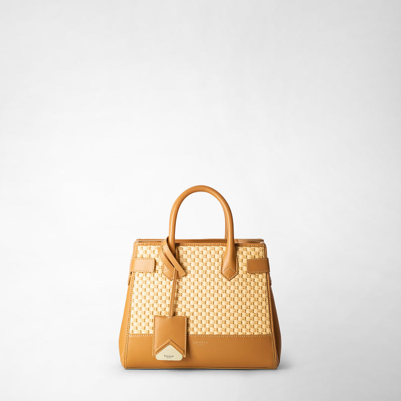 Serapian BORSA A MANO MELINÉ IN RAFFIA Italy