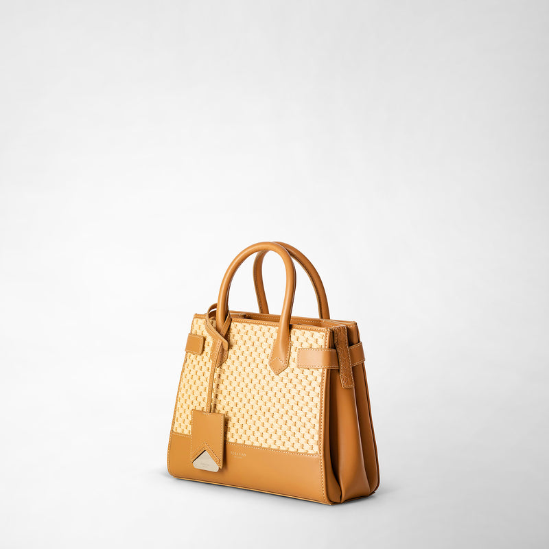 Serapian BORSA A MANO MELINÉ IN RAFFIA Italy