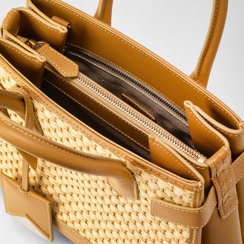 Serapian BORSA A MANO MELINÉ IN RAFFIA Italy