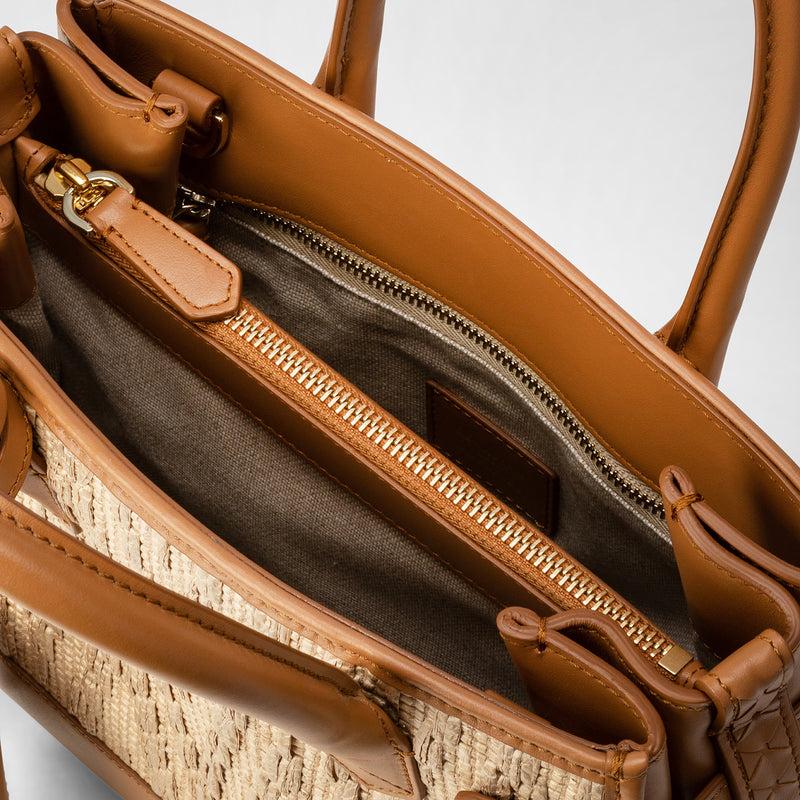 Serapian BORSA A MANO MELINÉ IN RAFFIA Italia