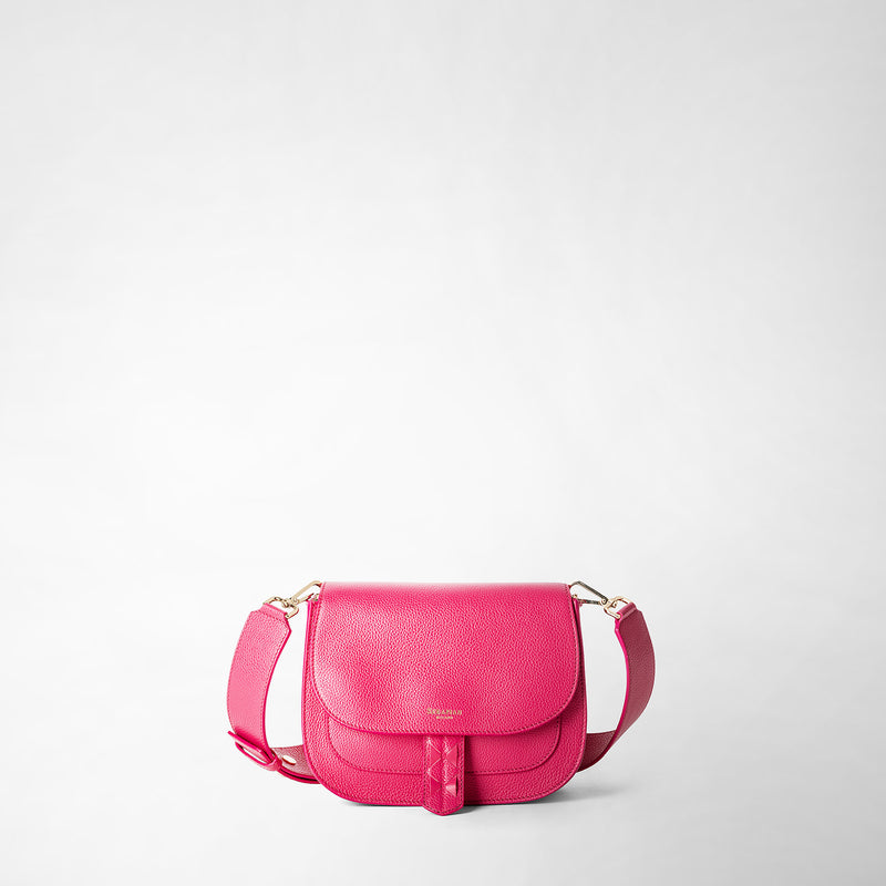 Serapian Luna crossbody bag in rugiada leather petal Novità
