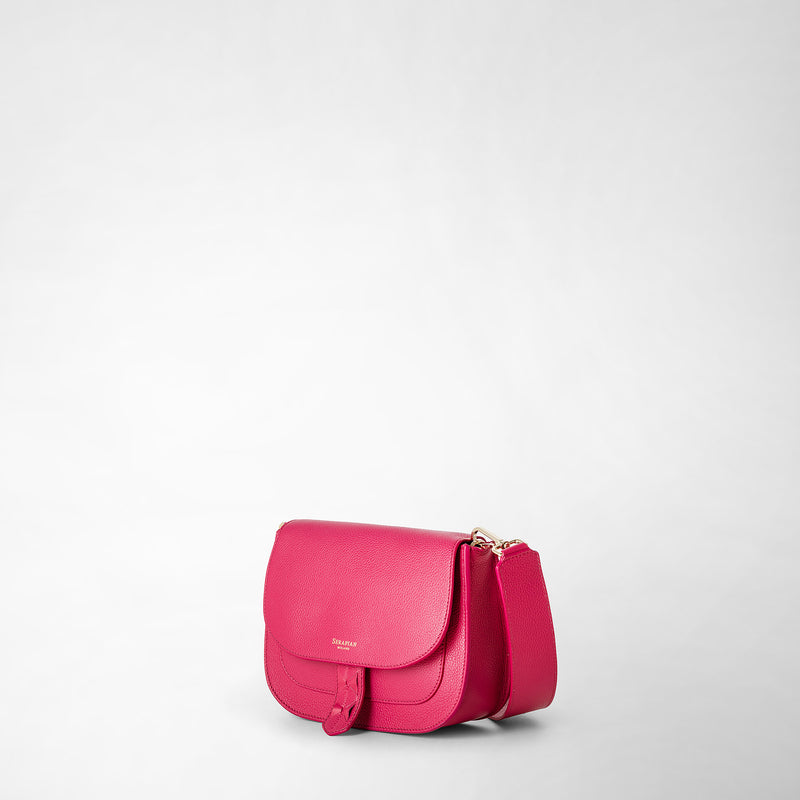 Serapian Luna crossbody bag in rugiada leather petal Novità