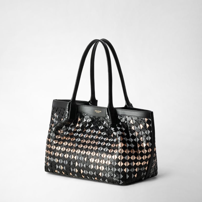 Serapian TOTE BAG SECRET PICCOLA IN MOSAICO MESTIERI D'ARTE Economico