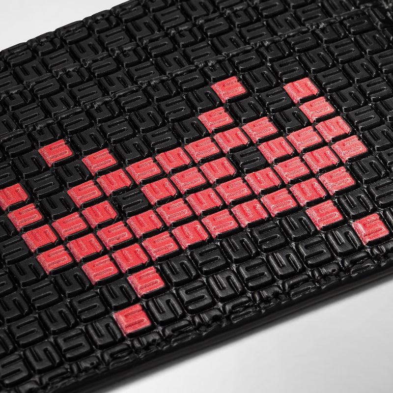 Serapian Portacarte 4 carte stepan nero-rosso space invaders I Più Venduti
