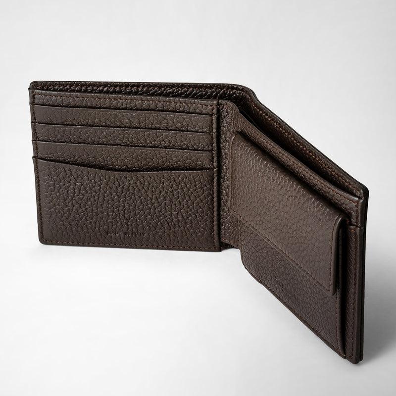 Serapian Portafoglio 4 carte portamonete pelle cachemire Nuova