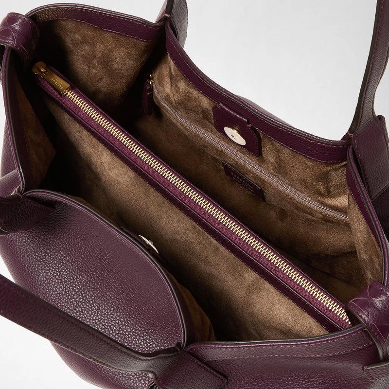 Serapian TOTE BAG SECRET PICCOLA IN PELLE RUGIADA Spedizione Gratuita
