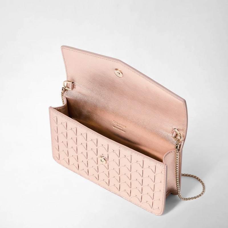 Serapian CLUTCH CON CATENA IN MOSAICO Consegna Veloce