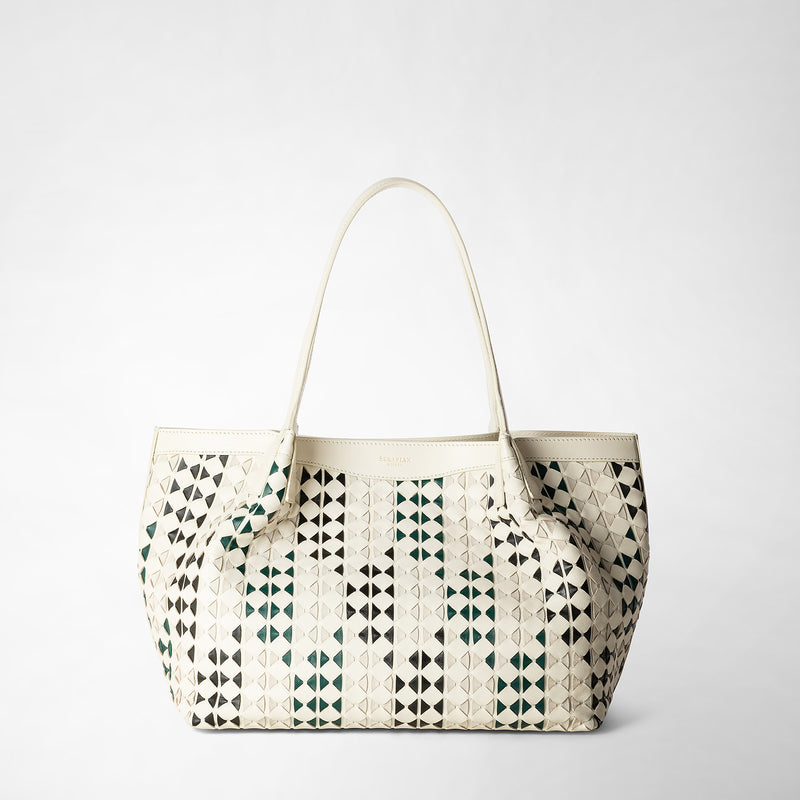 Serapian TOTE BAG SECRET PICCOLA IN MOSAICO MESTIERI D'ARTE Affare Del Giorno
