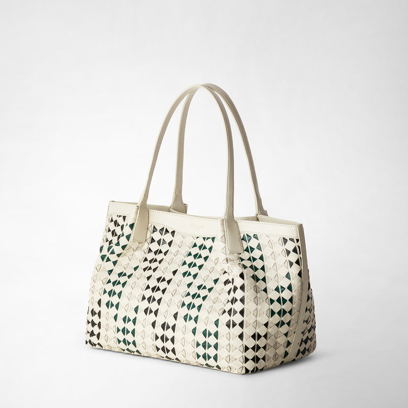 Serapian TOTE BAG SECRET PICCOLA IN MOSAICO MESTIERI D'ARTE Affare Del Giorno