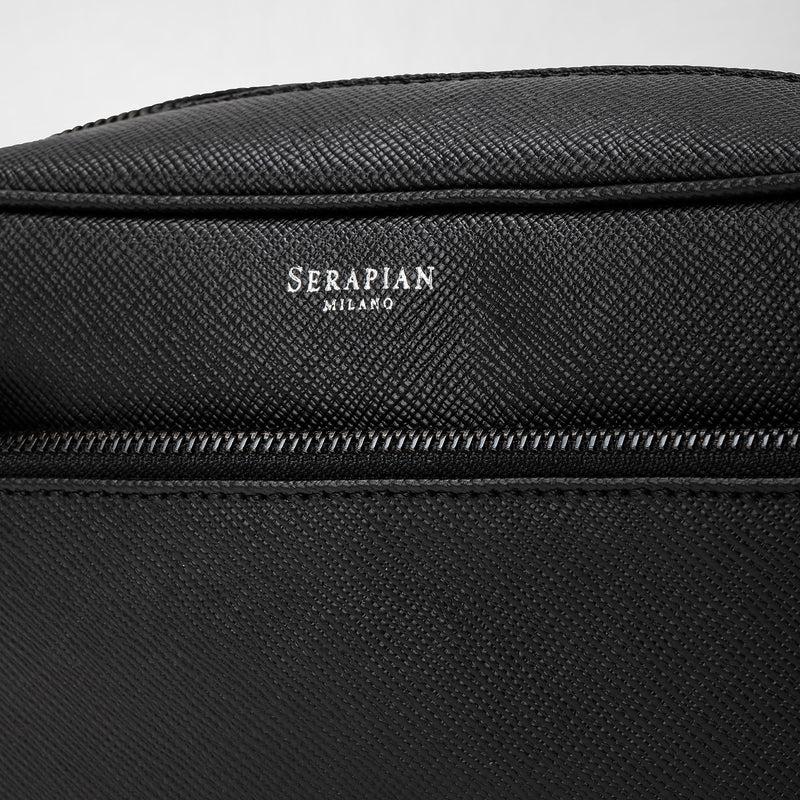 Serapian Wash bag recycled twill evoluzione eclipse black Soddisfazione Garantita