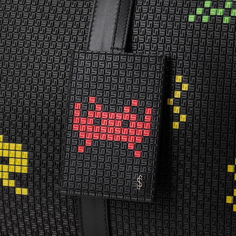 Serapian Targhetta per indirizzo in stepan nero space invaders Offerta