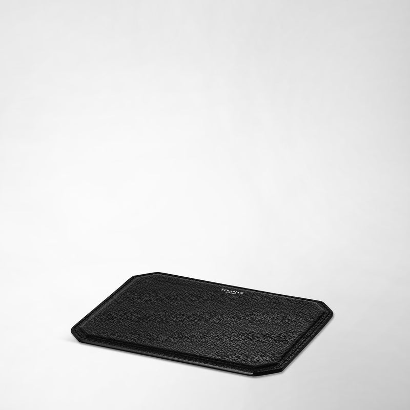 Serapian Mouse pad in cachemire leather black Offerte