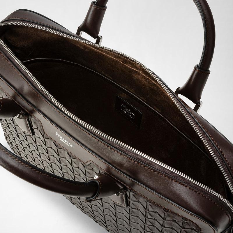 Serapian BORSA BUSINESS EXTRA SLIM IN MOSAICO Nuova