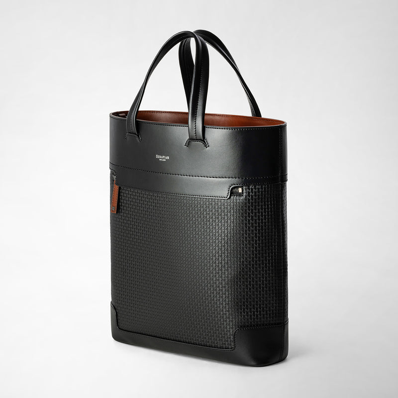 Serapian TOTE BAG VERTICALE IN STEPAN 72 Shopping online