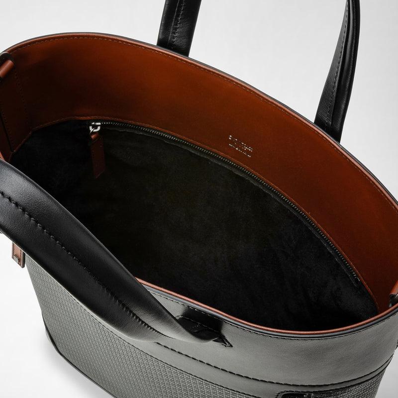 Serapian TOTE BAG VERTICALE IN STEPAN 72 Shopping online