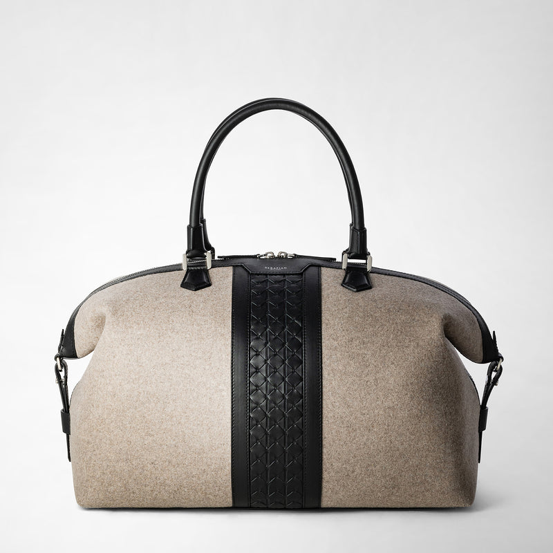Serapian BORSA DA VIAGGIO IN LANA E MOSAICO Super sconto