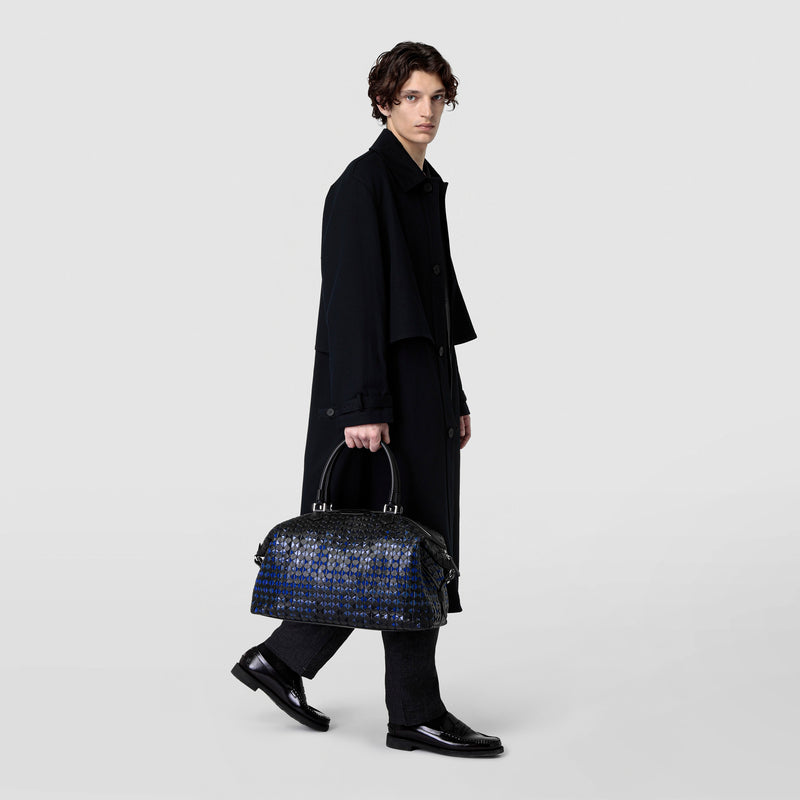 Serapian BORSA BUSINESS SLIM IN MOSAICO MESTIERI D'ARTE Trasporto libero internazionale