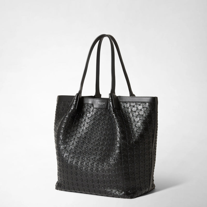 Serapian VERTICAL SECRET TOTE BAG IN MOSAICO Limitato a 3 giorni
