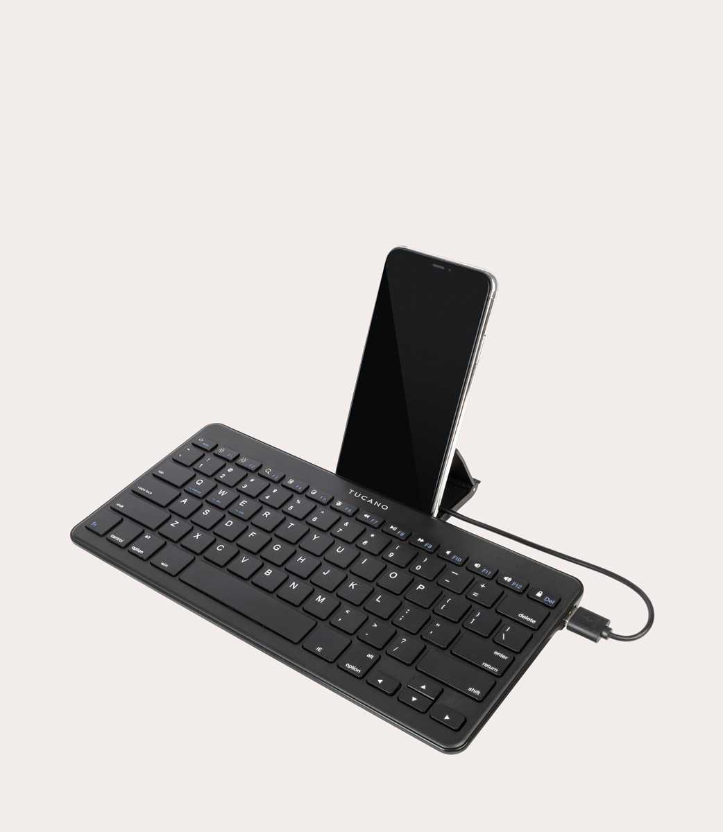 Tucano Tastiera per tablet con stand e cavo Type-C e Micro-USB Qualità Garantita