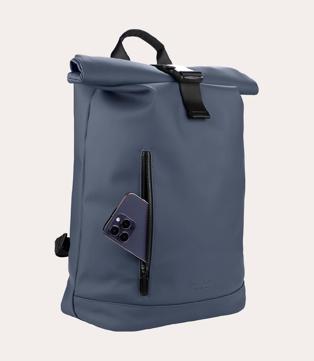 Tucano Zaino con chiusura arrotolabile per laptop 15.6" e MacBook Pro 16" Convenienza