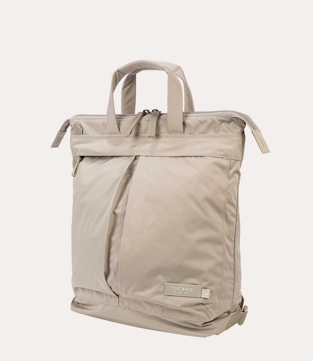 Tucano Shopper zainabile in materiale riciclato dalla plastica Presa