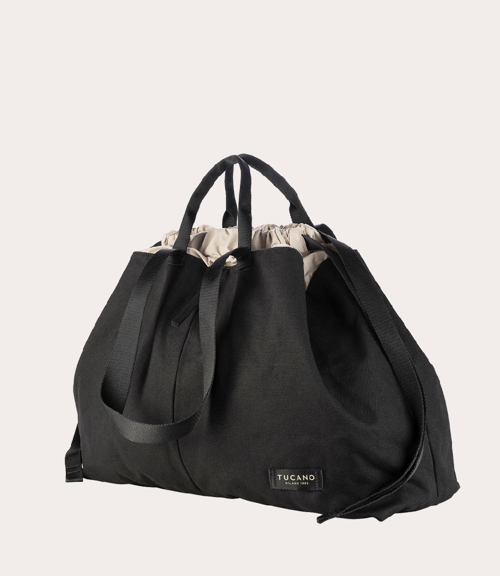 Tucano Borsa shopper in canvas misura large Vendita Calda