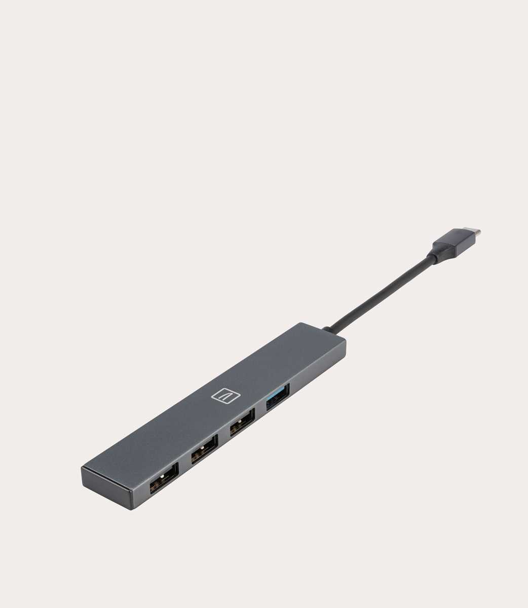 Tucano Hub type-C 4-in-1 con 1 USB 3.0 + 3 USB 2.0 Spedizione Gratuita