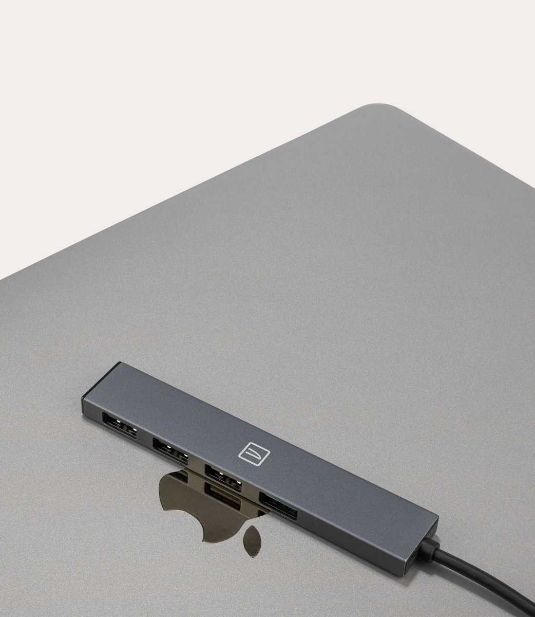 Tucano Hub type-C 4-in-1 con 1 USB 3.0 + 3 USB 2.0 Spedizione Gratuita