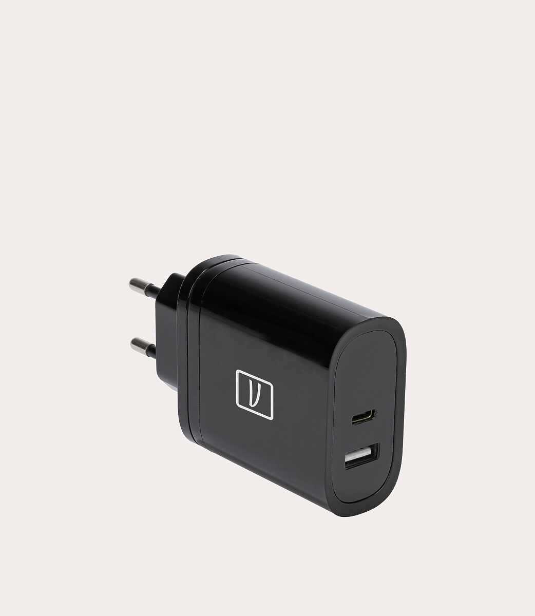 Tucano Doppio caricabatteria da parete USB-A/USB-C GaN da 65W Negozi Online