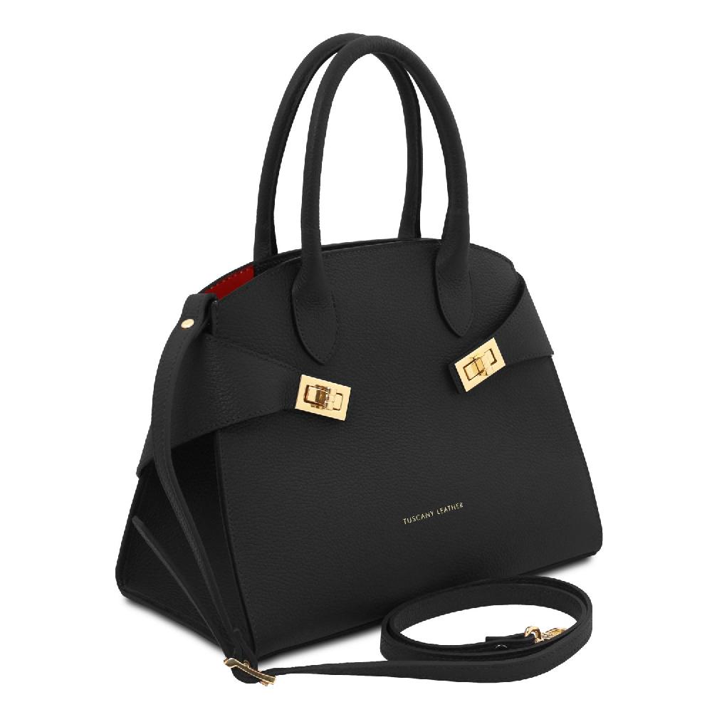 Tuscany Leather Leather Handbag In Linea