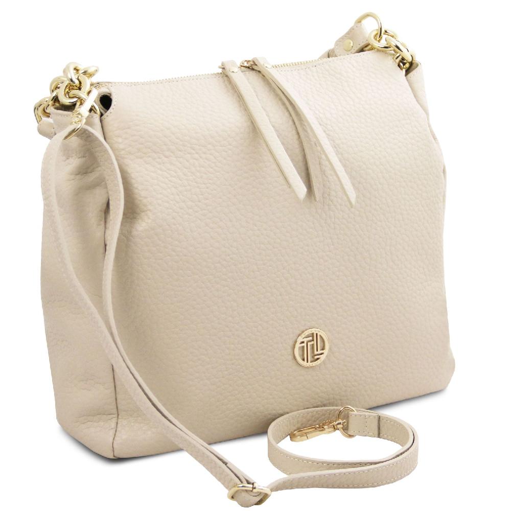 Tuscany Leather Sac Shopping en Cuir Souple Vendita Calda