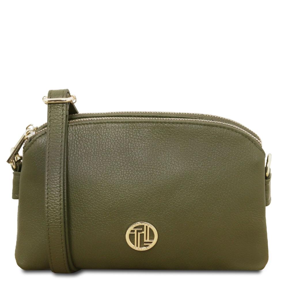 Tuscany Leather Sac Bandoulière en Cuir Souple Qualità