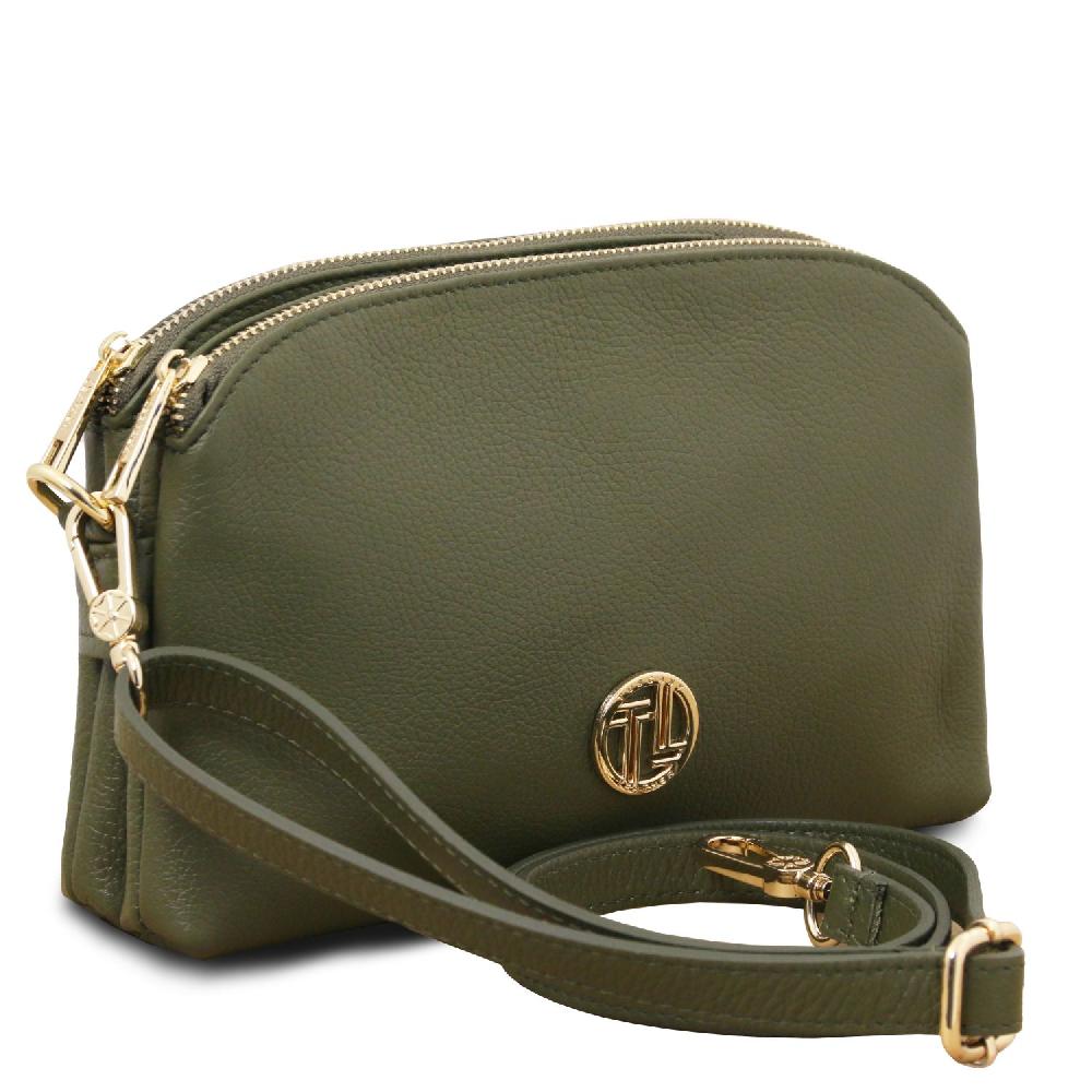 Tuscany Leather Sac Bandoulière en Cuir Souple Qualità