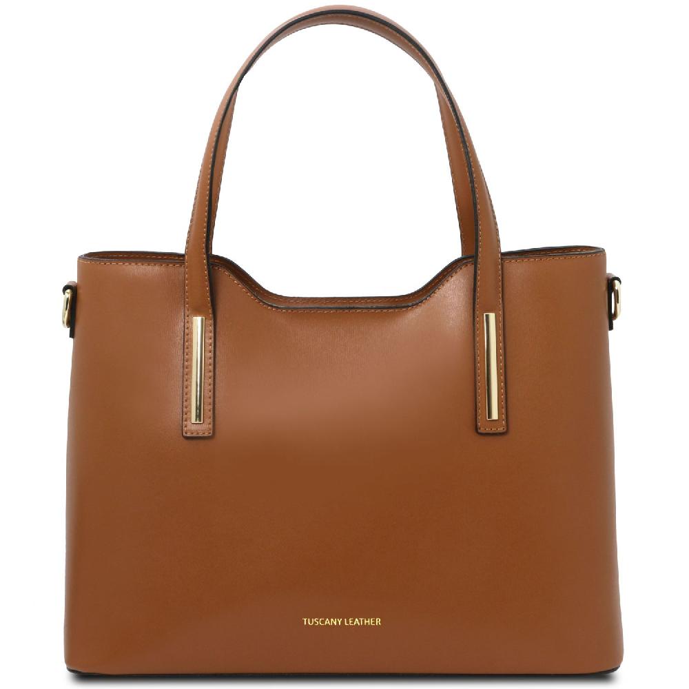 Tuscany Leather Borsa Shopping in Pelle Fino Al -60%