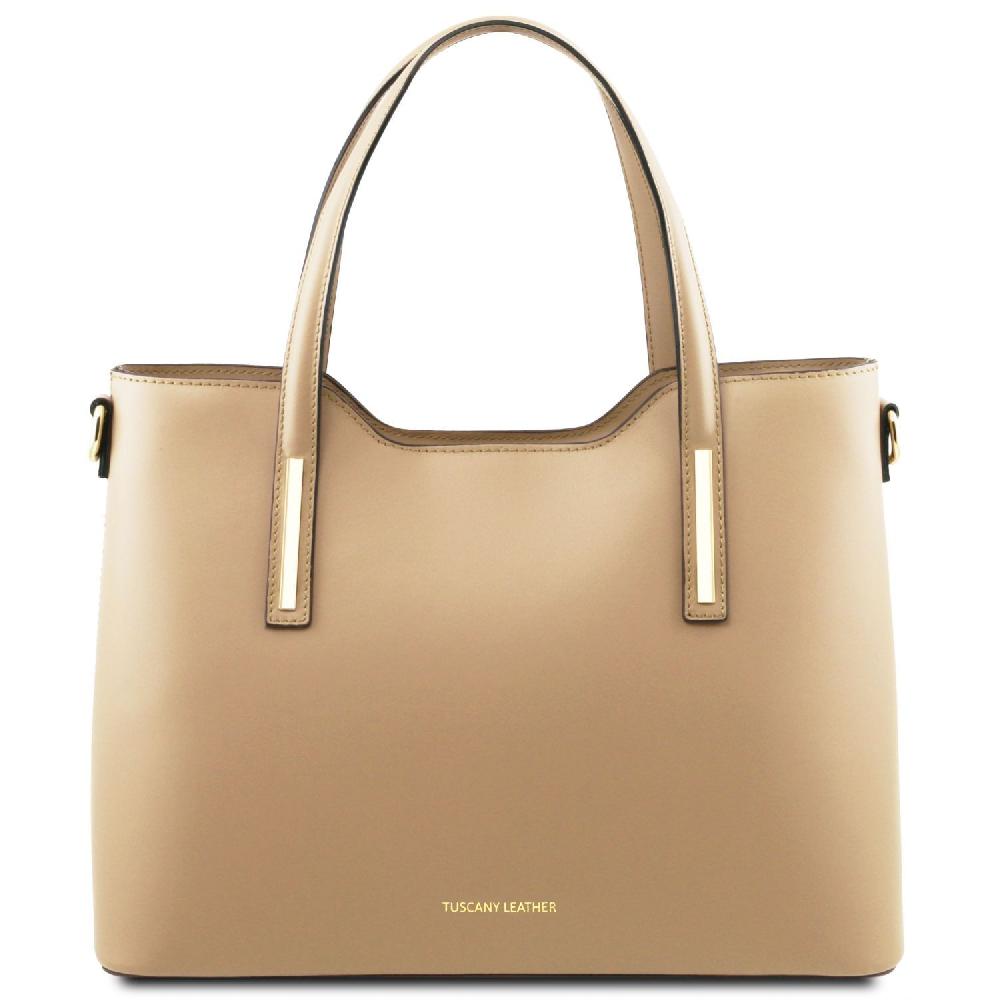 Tuscany Leather Borsa Shopping in Pelle Shopping Online