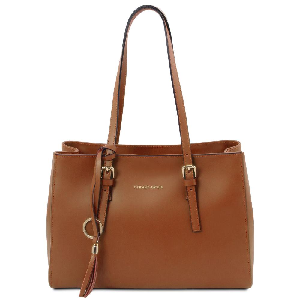 Tuscany Leather Borsa a Spalla in Pelle Saldi Di Fabbrica