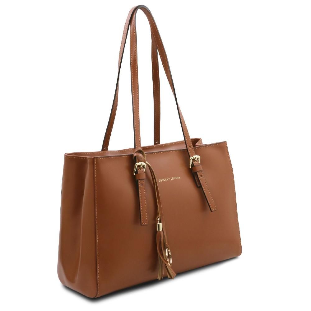 Tuscany Leather Borsa a Spalla in Pelle Saldi Di Fabbrica
