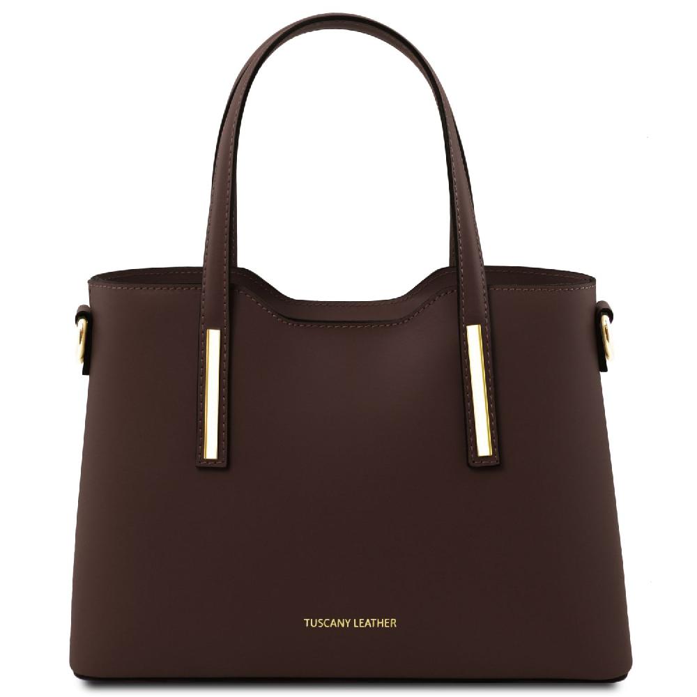 Tuscany Leather Borsa a Mano in Pelle - Misura Piccola Italia
