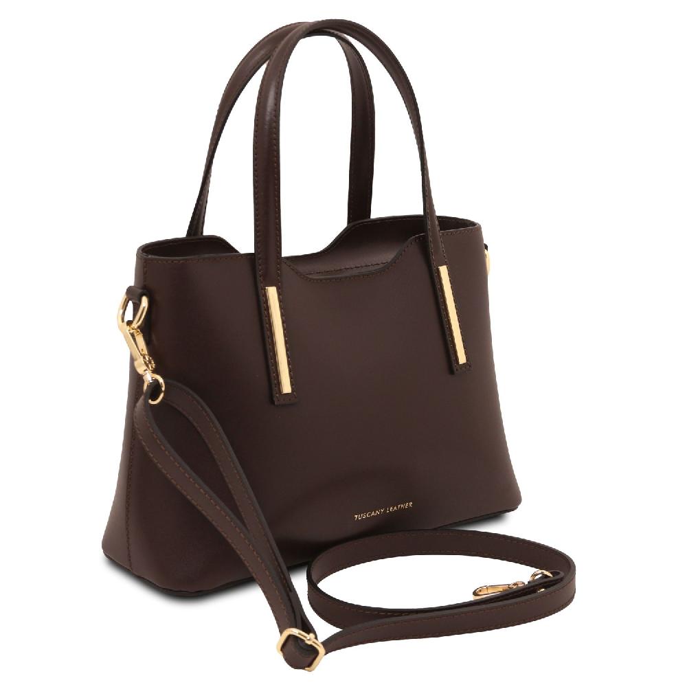 Tuscany Leather Borsa a Mano in Pelle - Misura Piccola Italia