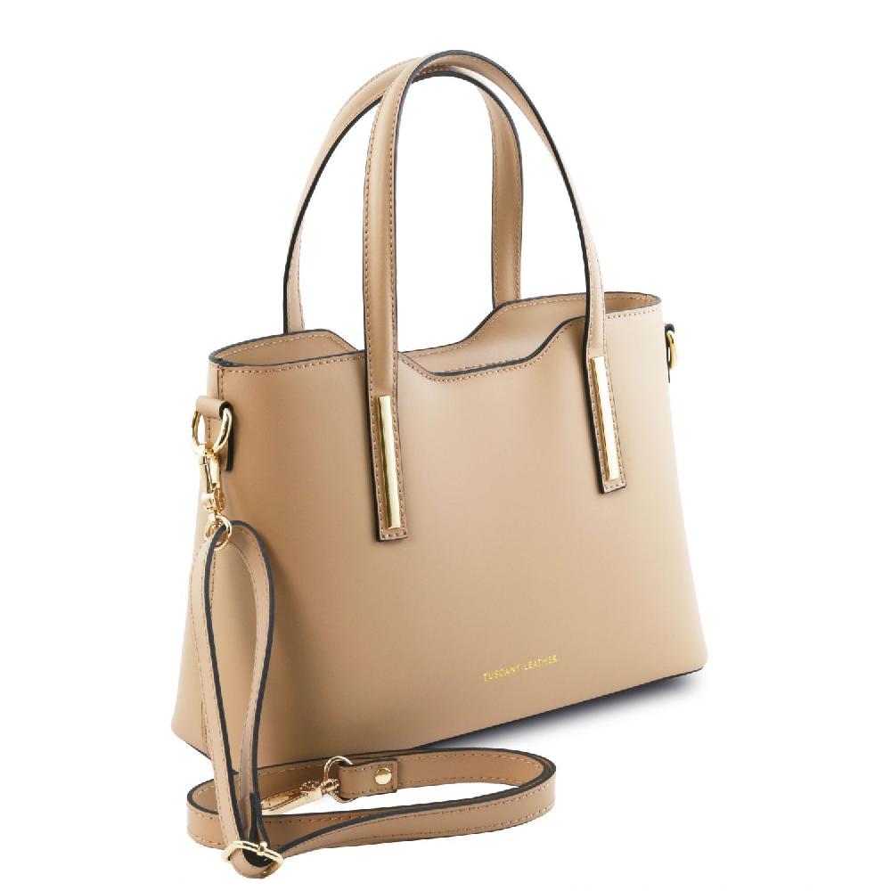 Tuscany Leather Borsa a Mano in Pelle - Misura Piccola In Linea