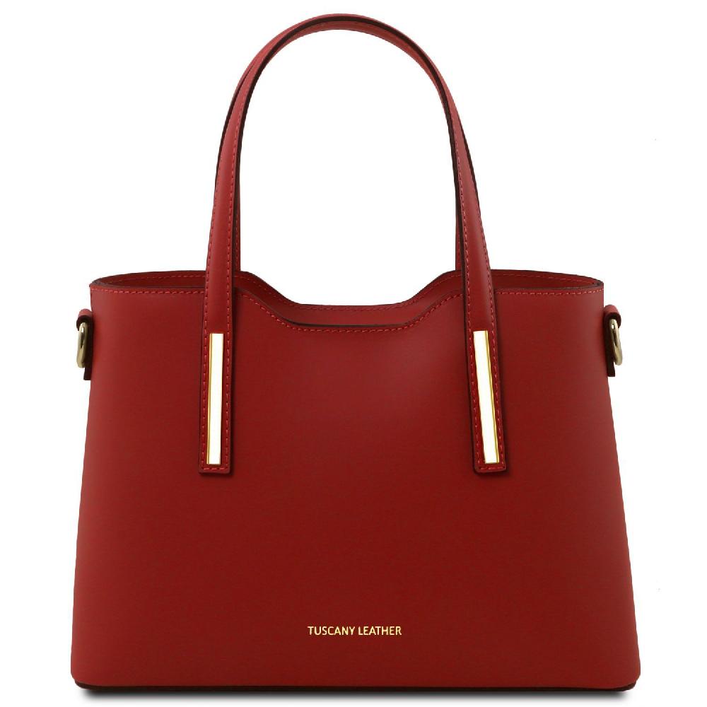 Tuscany Leather Borsa a Mano in Pelle - Misura Piccola Nuovo