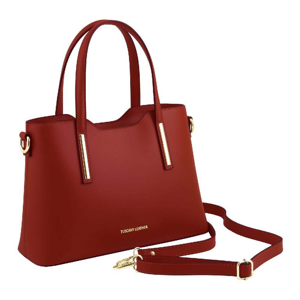 Tuscany Leather Borsa a Mano in Pelle - Misura Piccola Nuovo