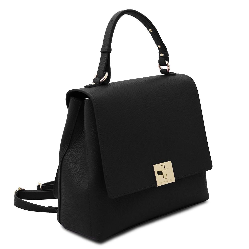 Tuscany Leather Borsa a Mano in Pelle Convertibile a Zaino Qualità Garantita